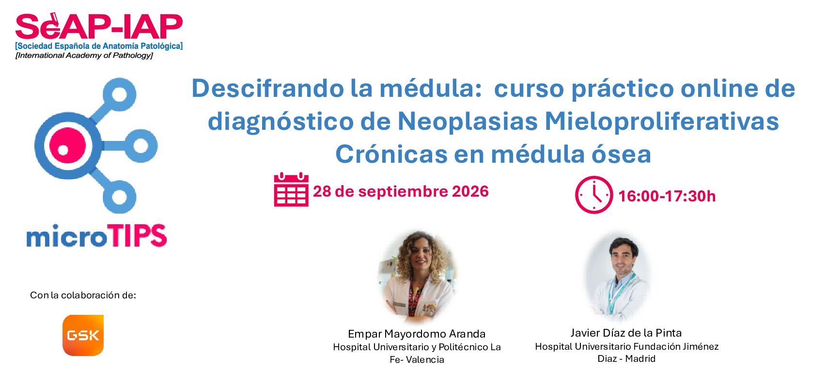 Webinar «Descifrando la médula: curso práctico online sobre el diagnóstico de Neoplasias Mieloproliferativas crónicas en médula ósea»